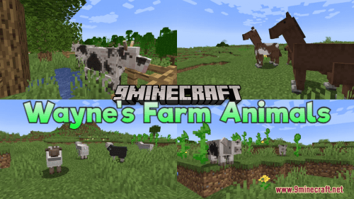 Wayne’s Farm Animals Resource Pack (1.20.6, 1.20.1) – Texture Pack Thumbnail