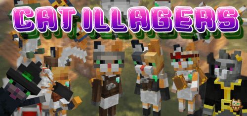 We Don’t Scratch Texture Pack (1.19) – Cat Illagers Thumbnail