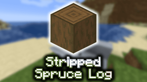 Stripped Spruce Log – Wiki Guide Thumbnail