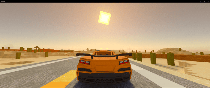 2023 Corvette C8 Zo6 Addon (1.19) - MCPE/Bedrock Mod 2