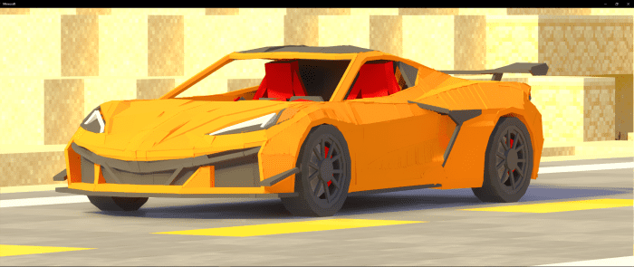 2023 Corvette C8 Zo6 Addon (1.19) - MCPE/Bedrock Mod 7