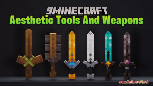 Aesthetic Tools And Weapons Resource Pack (1.20.6, 1.20.1) – Texture Pack Thumbnail