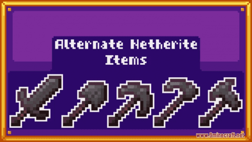 Alternate Netherite Items Resource Pack (1.20.6, 1.20.1) – Texture Pack Thumbnail