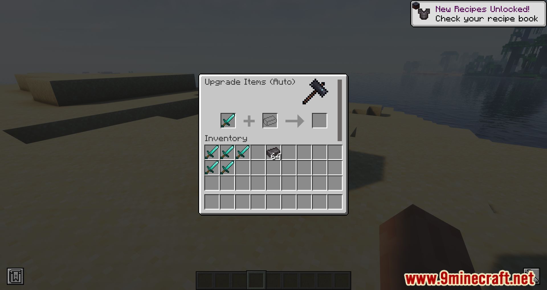 Auto Smithing Table Mod (1.19.3, 1.18.2) - Automation Of Smithing 2