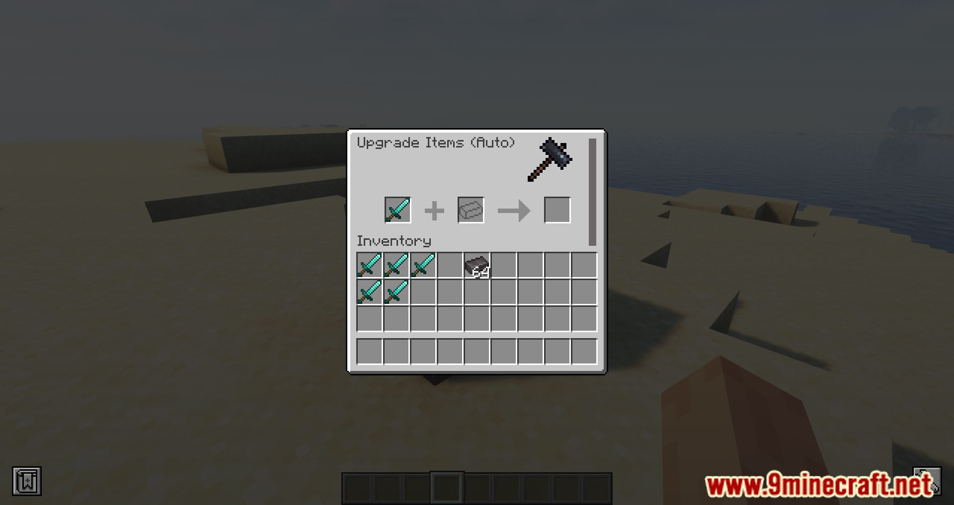 Auto Smithing Table Mod (1.19.3, 1.18.2) - Automation Of Smithing 4