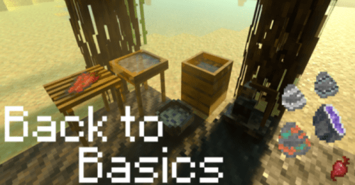 Back to Basics Addon (1.19) – MCPE/Bedrock Mod Thumbnail