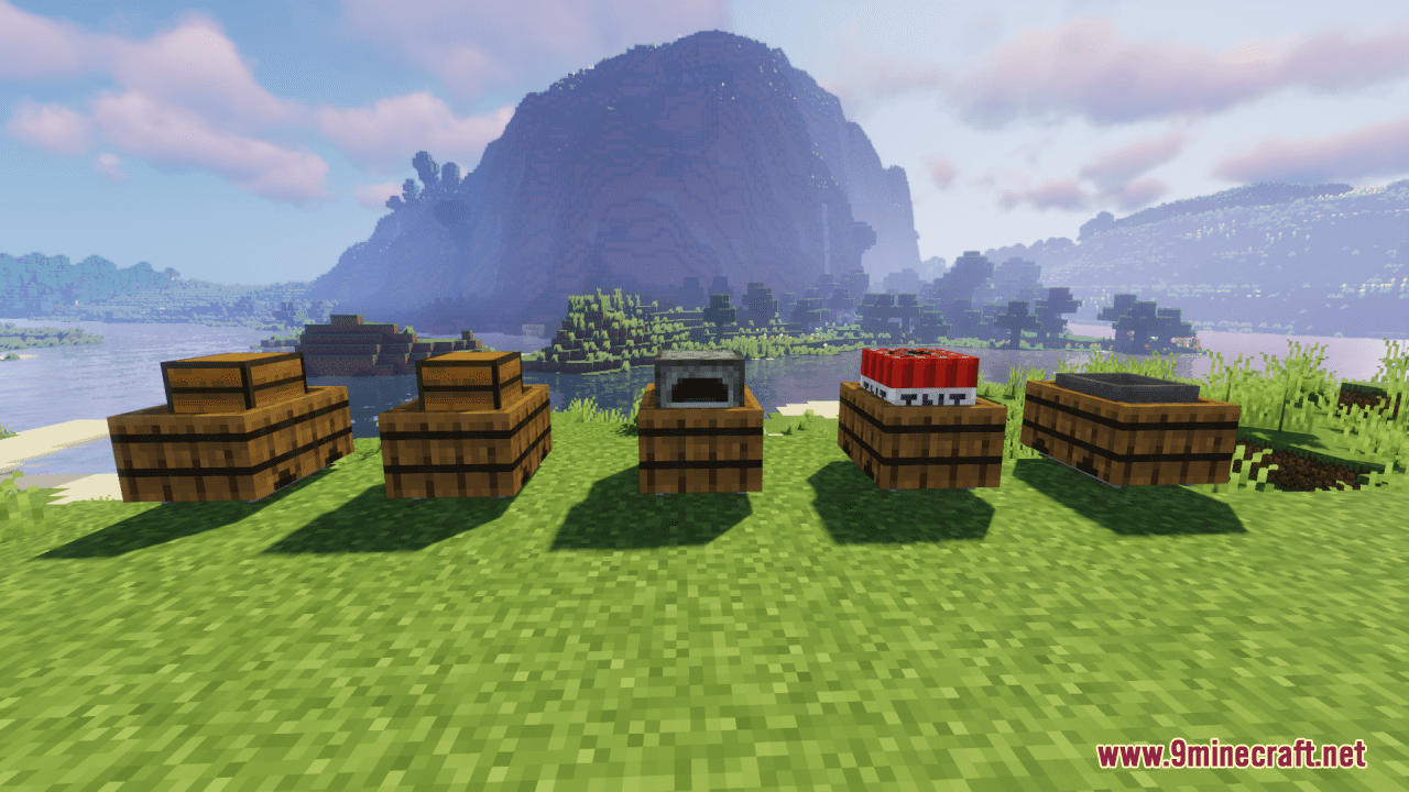 Barrel Minecart Resource Pack (1.20.6, 1.20.1) - Texture Pack 6