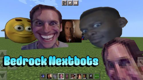 Bedrock Nextbots Addon (1.19) – MCPE/Bedrock Mod Thumbnail