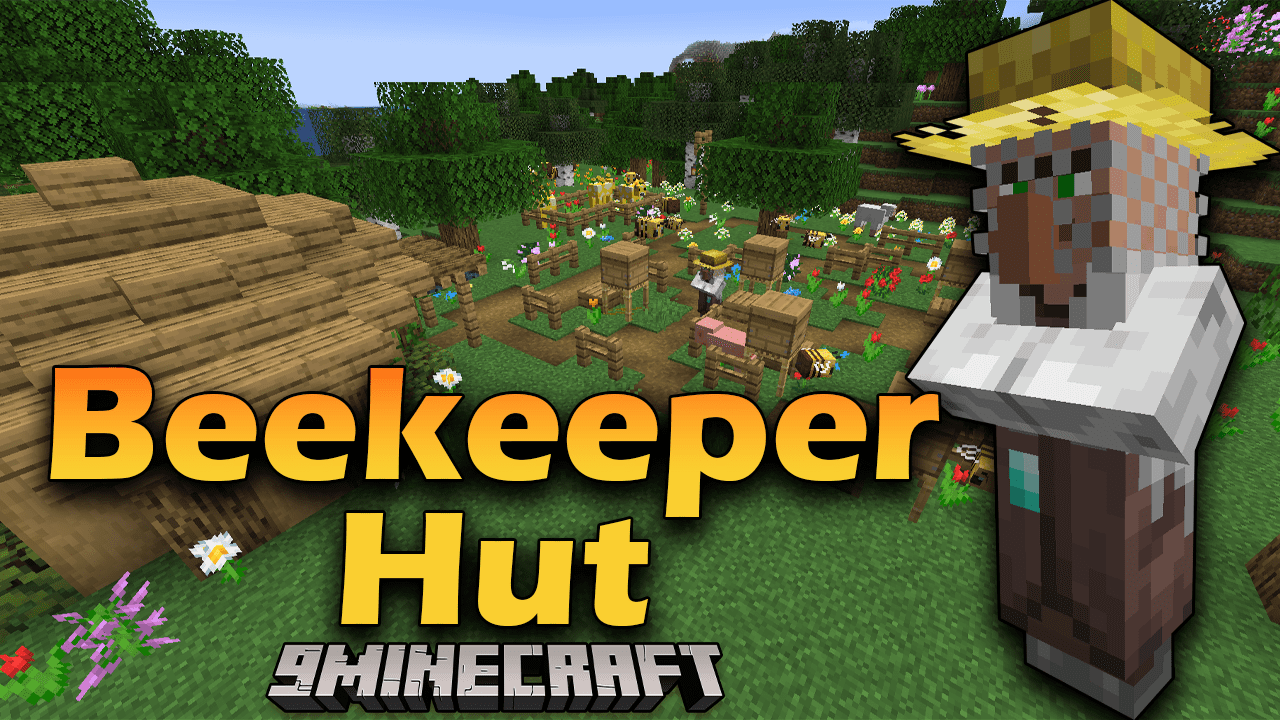 Beekeeper Hut Mod (1.20.4, 1.19.4) - An Addon for Friends & Foes Mod 1