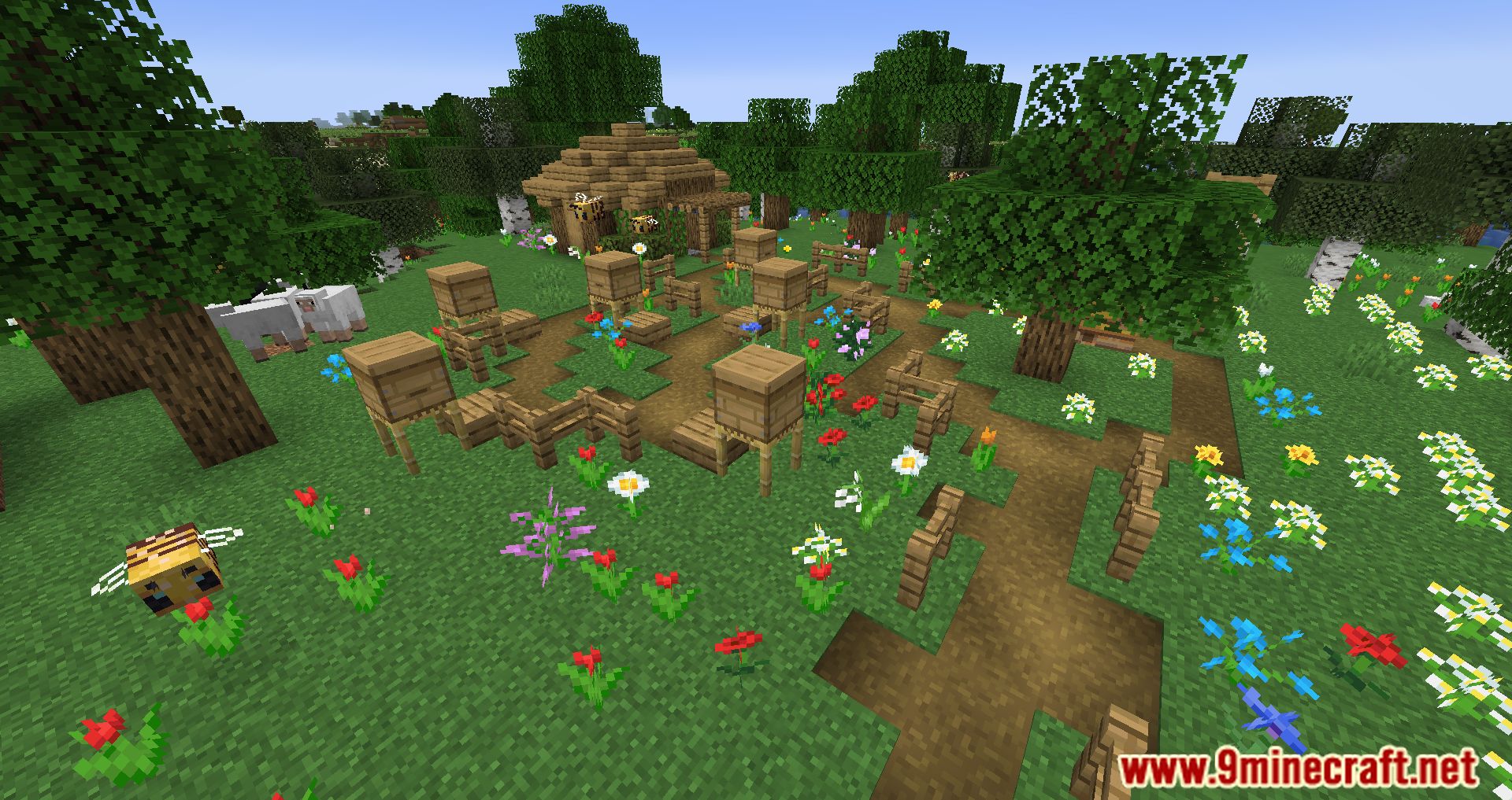 Beekeeper Hut Mod (1.20.4, 1.19.4) - An Addon for Friends & Foes Mod 11