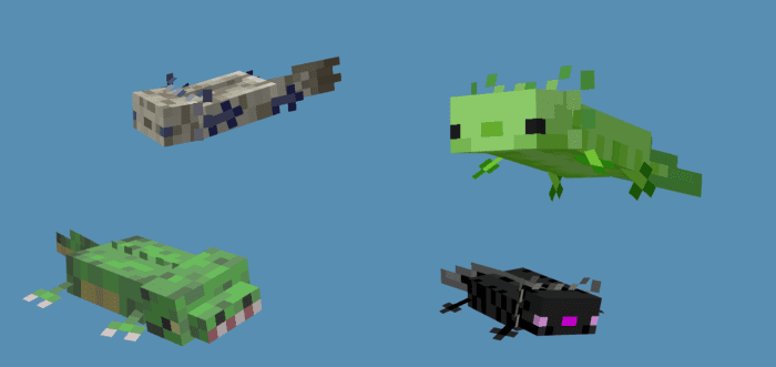 Better Axolotls Texture Pack (1.19) - MCPE/Bedrock 8