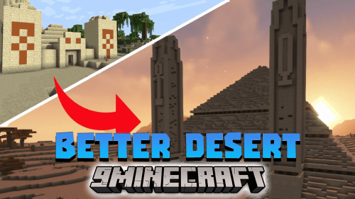 Better Desert Data Pack (1.19.4, 1.19.2) – Desert Expansion! Thumbnail