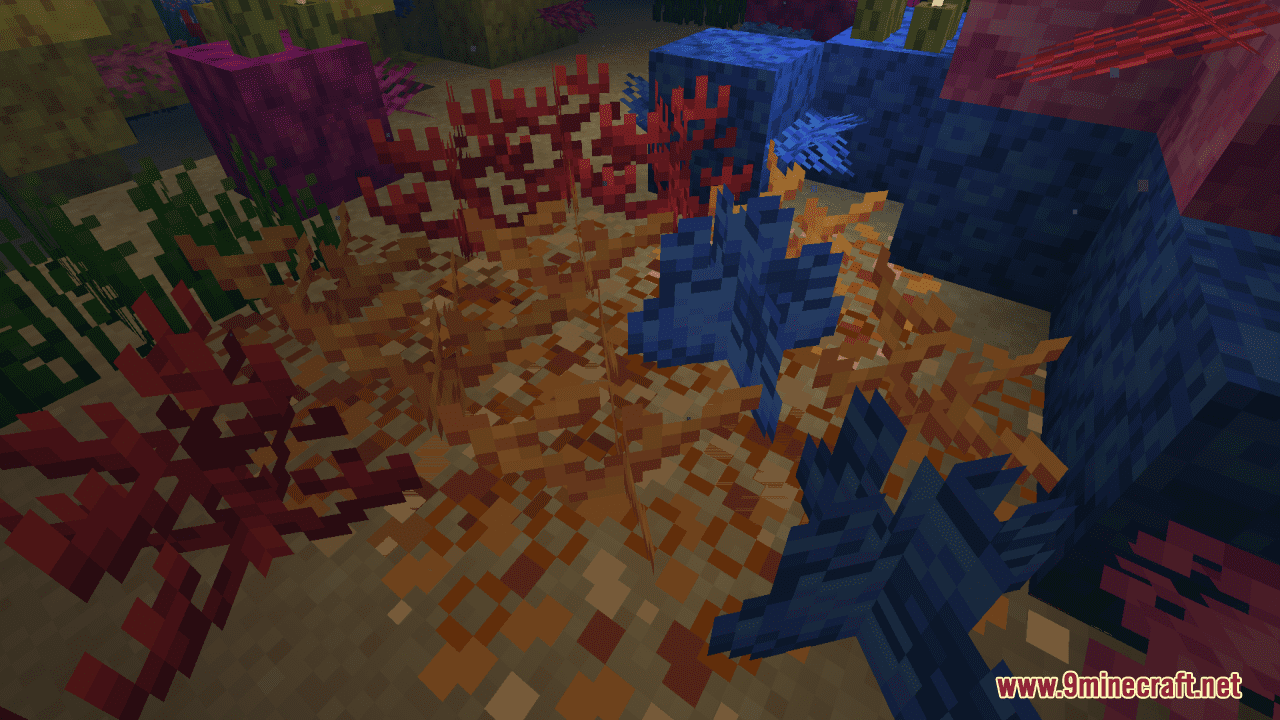 Better Foliage - More Coral Resource Pack (1.20.6, 1.20.1) - Texture Pack 5