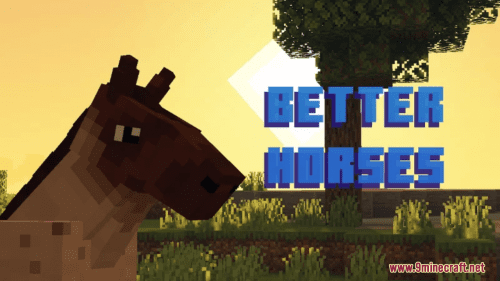 Better Horses Resource Pack (1.20.6, 1.20.1) – Texture Pack Thumbnail