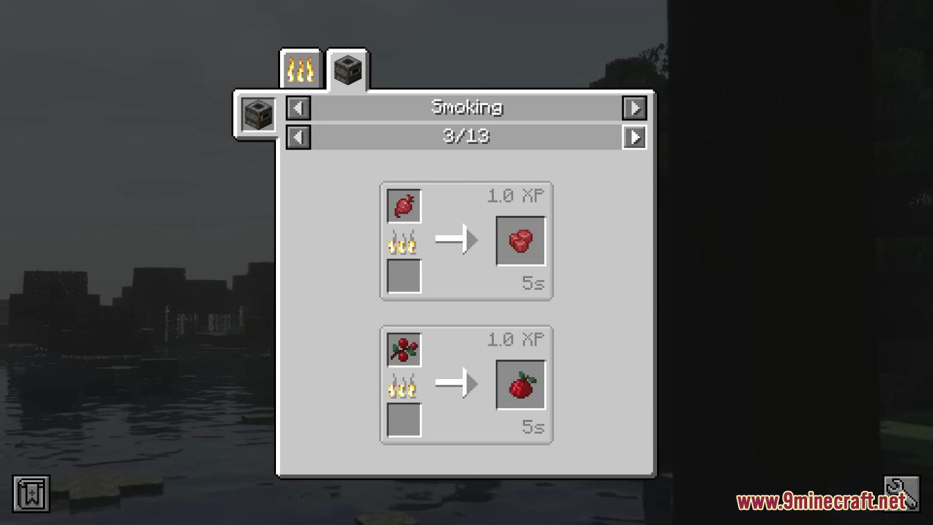 Better Smoker Mod (1.19.2, 1.18.2) - New Cooked Variants of Vanilla Foods 5