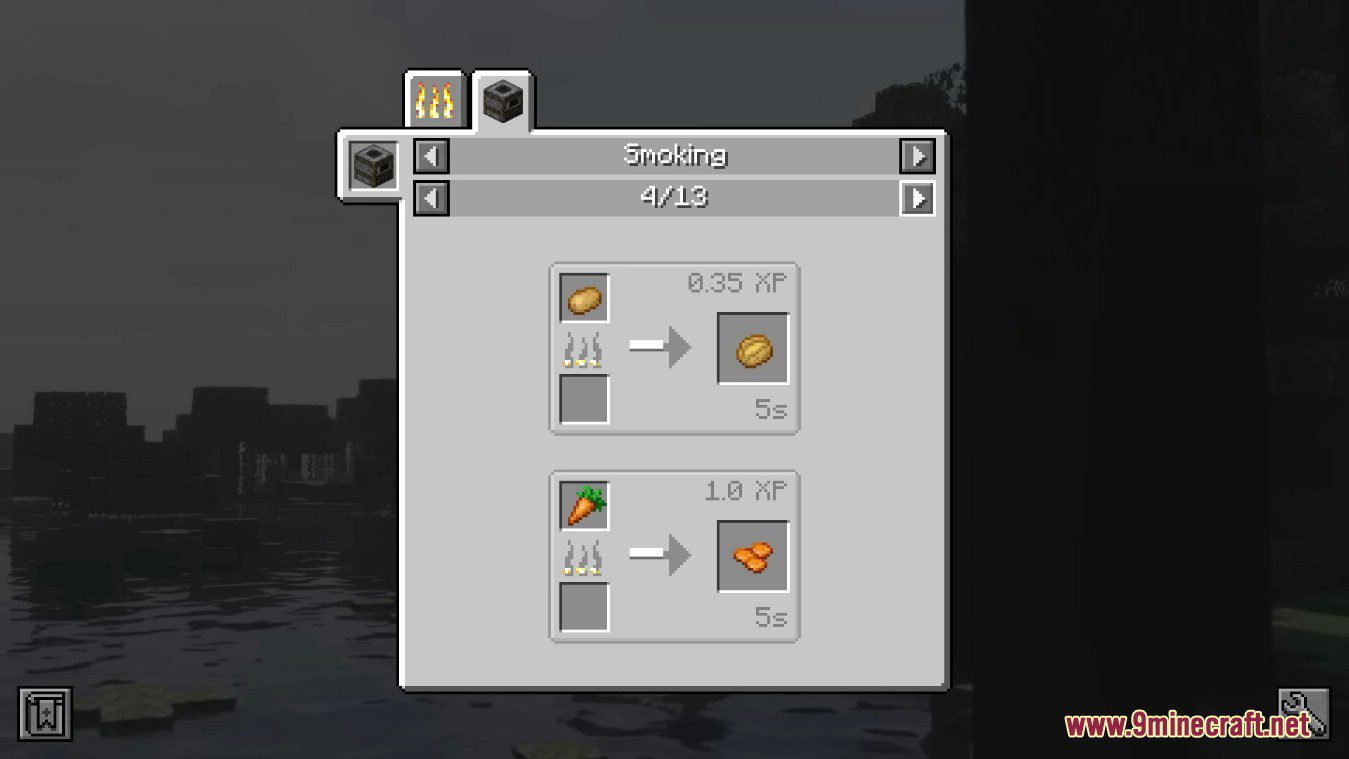 Better Smoker Mod (1.19.2, 1.18.2) - New Cooked Variants of Vanilla Foods 6