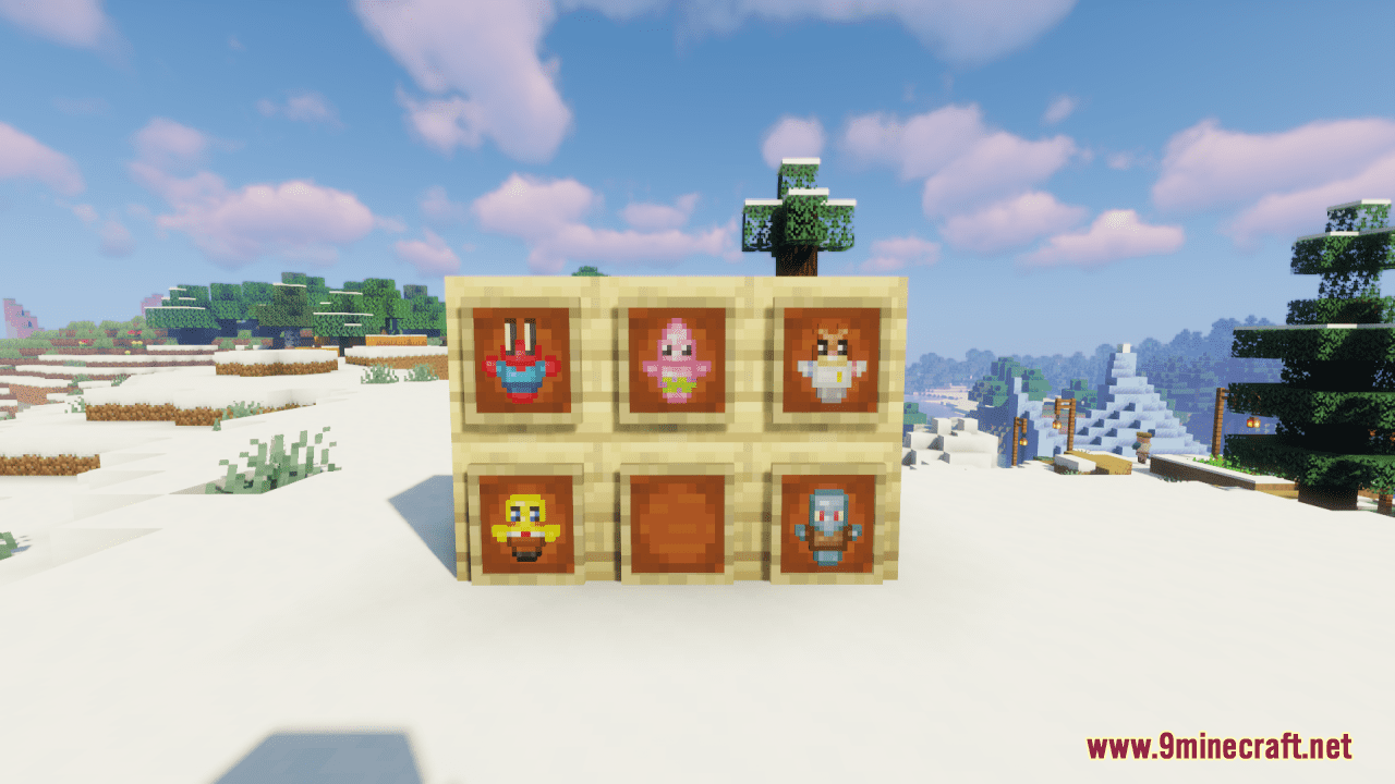 Bikini Bottom Totems Resource Pack (1.20.6, 1.20.1) - Texture Pack 12