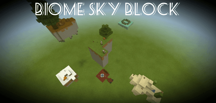 Biome Sky Block Map (1.19) - MCPE/Bedrock 1