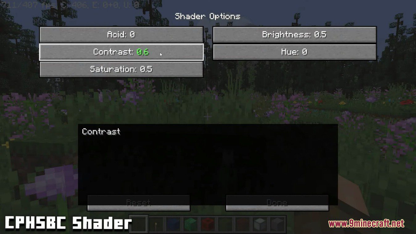 CPHSBC Shaders (1.20.4, 1.19.4) - Change Hue, Saturation, Brightness and Contrast 6