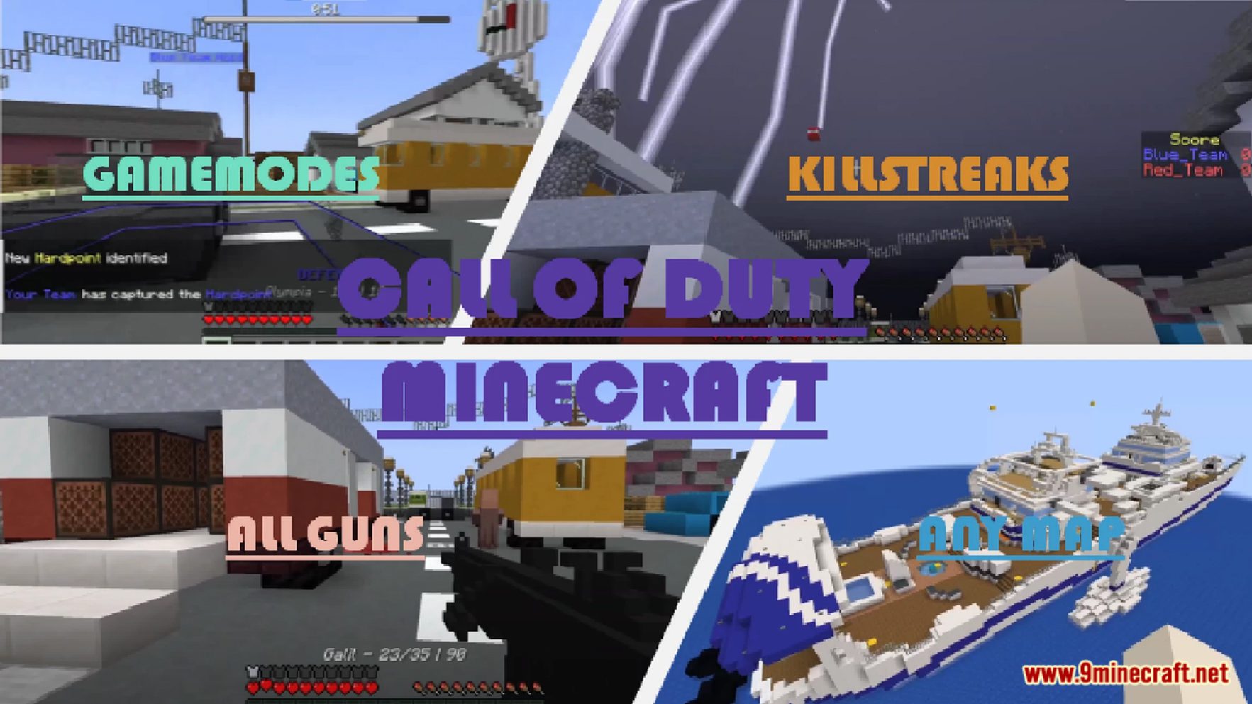 Call Of Duty Data Pack (1.19.4, 1.19.2) - COD In Minecraft! 2