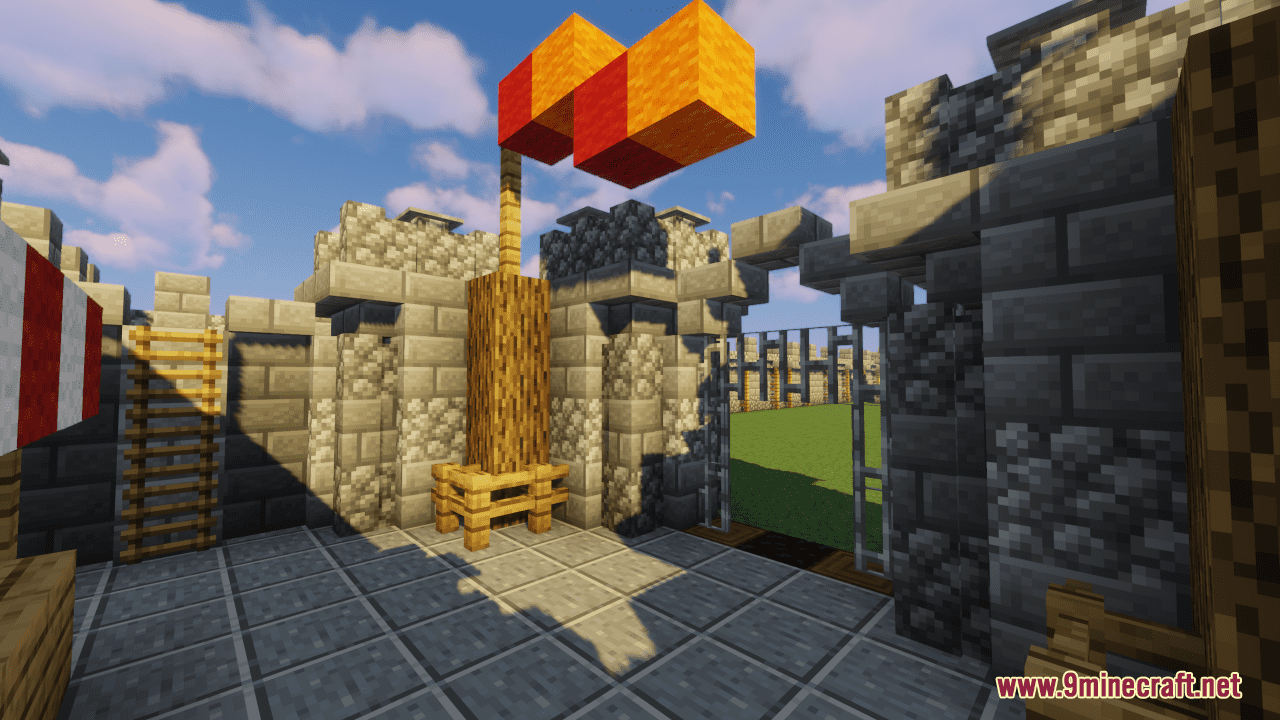 Castle Rushers Map (1.21.1, 1.20.1) - Medieval Capture The Wool 11