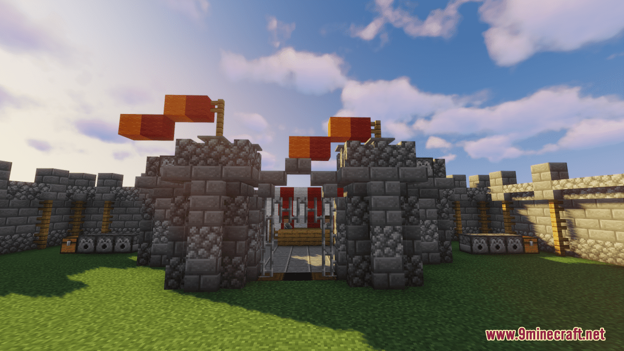 Castle Rushers Map (1.21.1, 1.20.1) - Medieval Capture The Wool 8