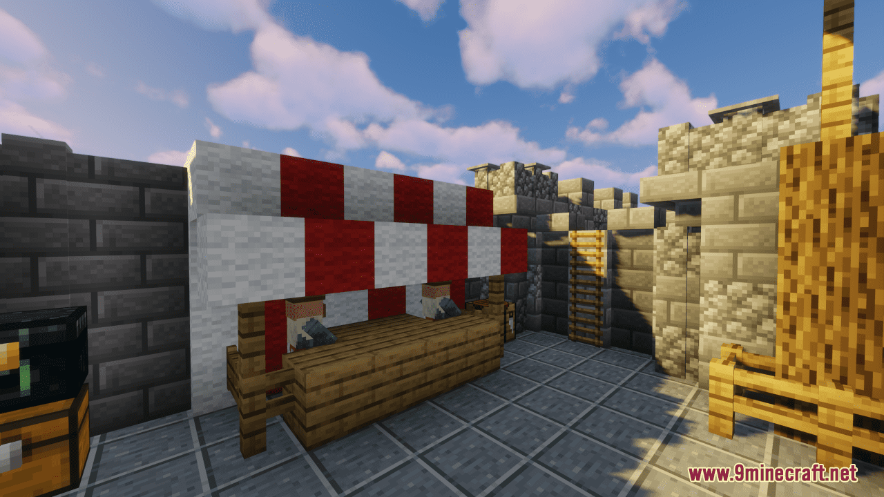 Castle Rushers Map (1.21.1, 1.20.1) - Medieval Capture The Wool 9