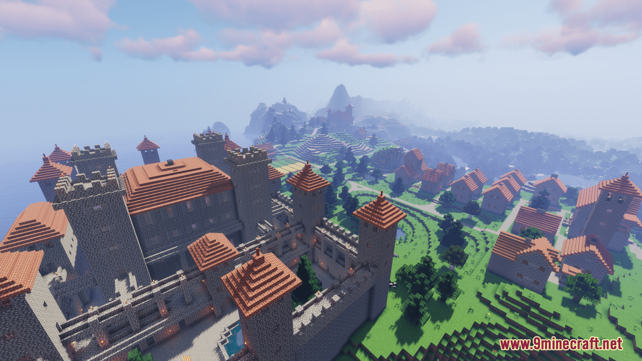 Castle By The Sea Map (1.21.1, 1.20.1) - Medieval Creations 3