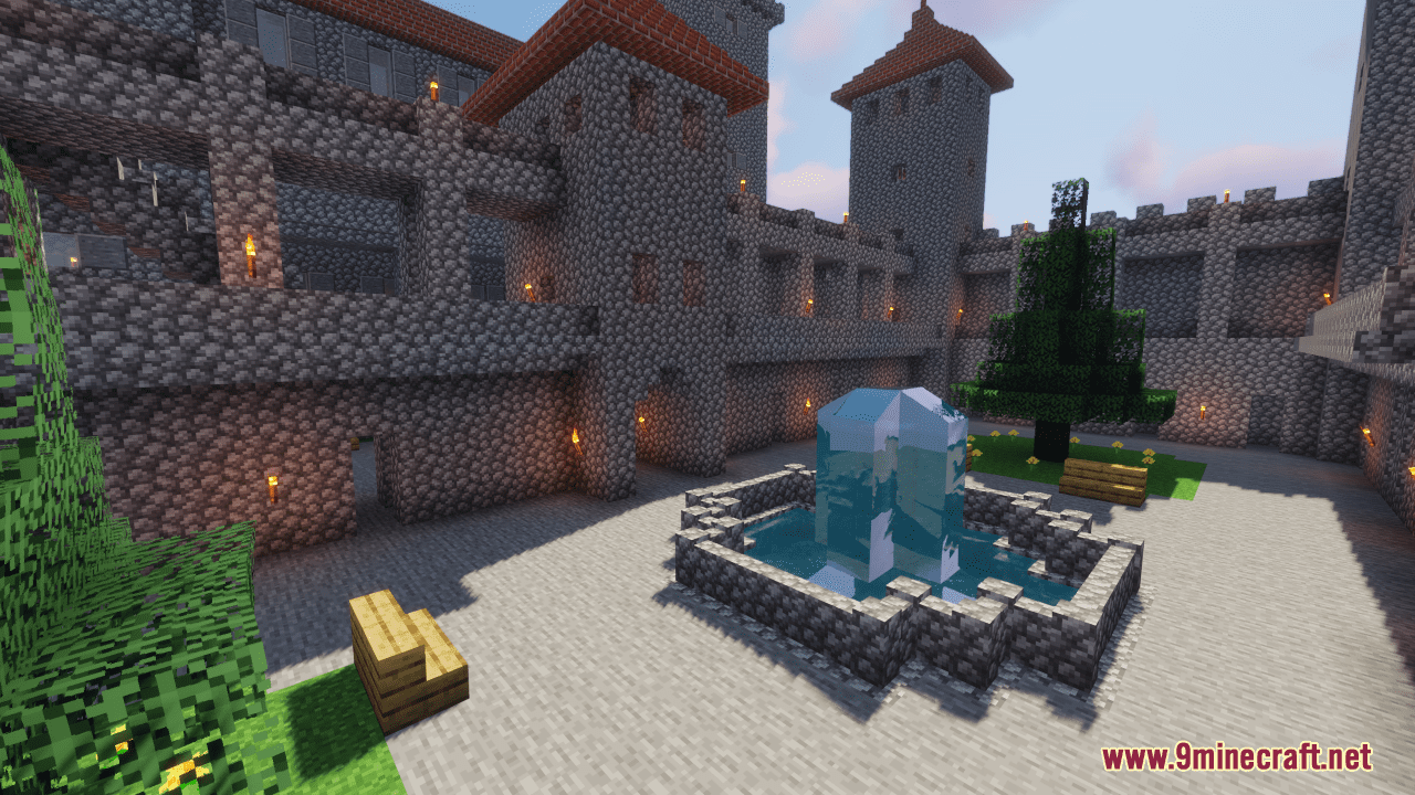 Castle By The Sea Map (1.21.1, 1.20.1) - Medieval Creations 4