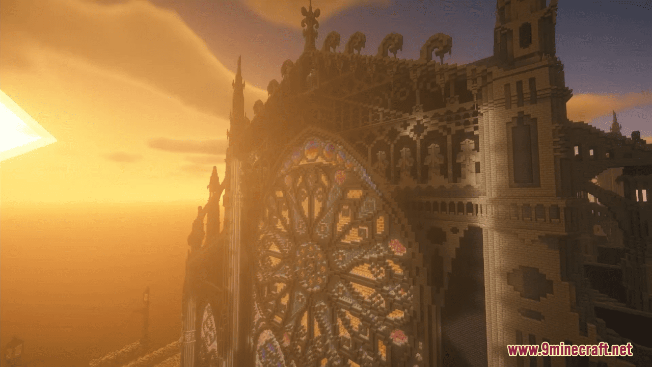 Cathedral of Nameless Saints Map (1.21.1, 1.20.1) - Gothic Architecture 11