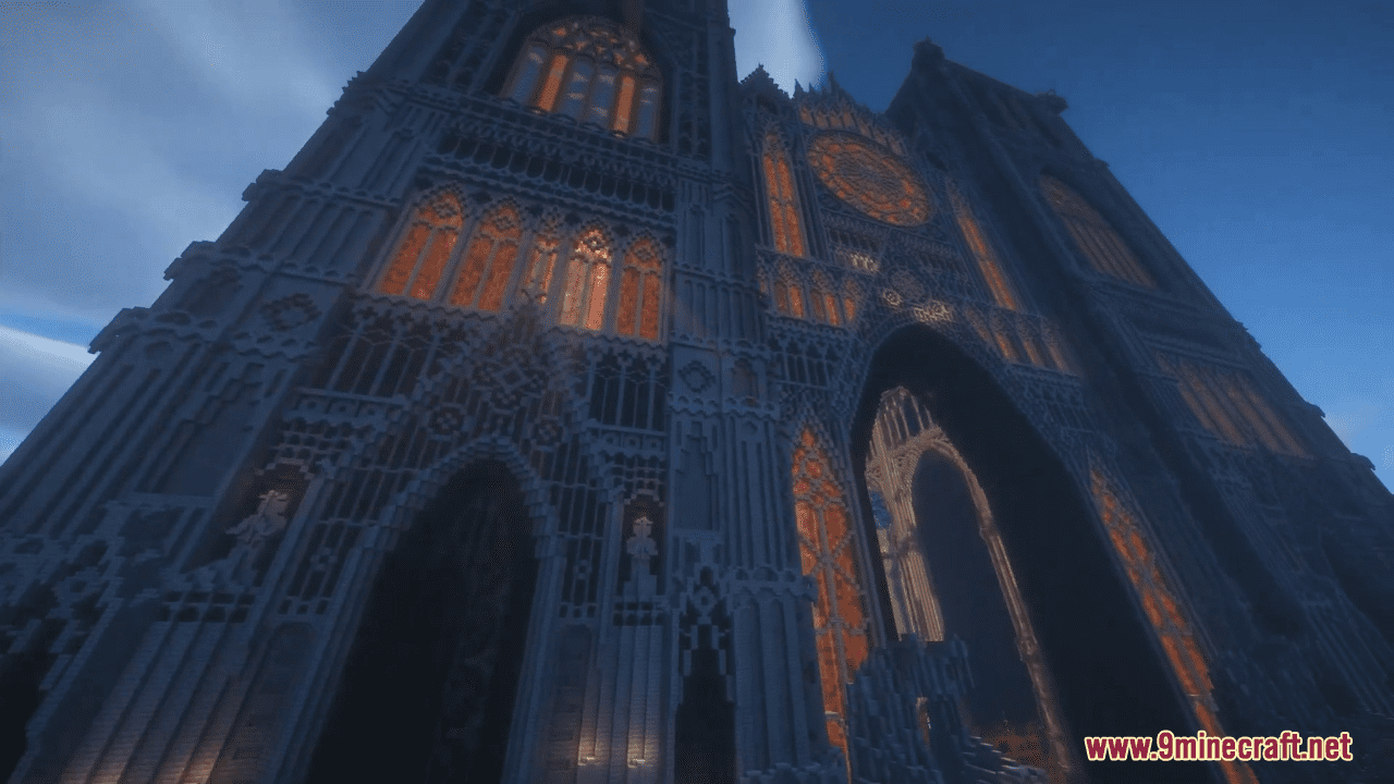 Cathedral of Nameless Saints Map (1.21.1, 1.20.1) - Gothic Architecture 3