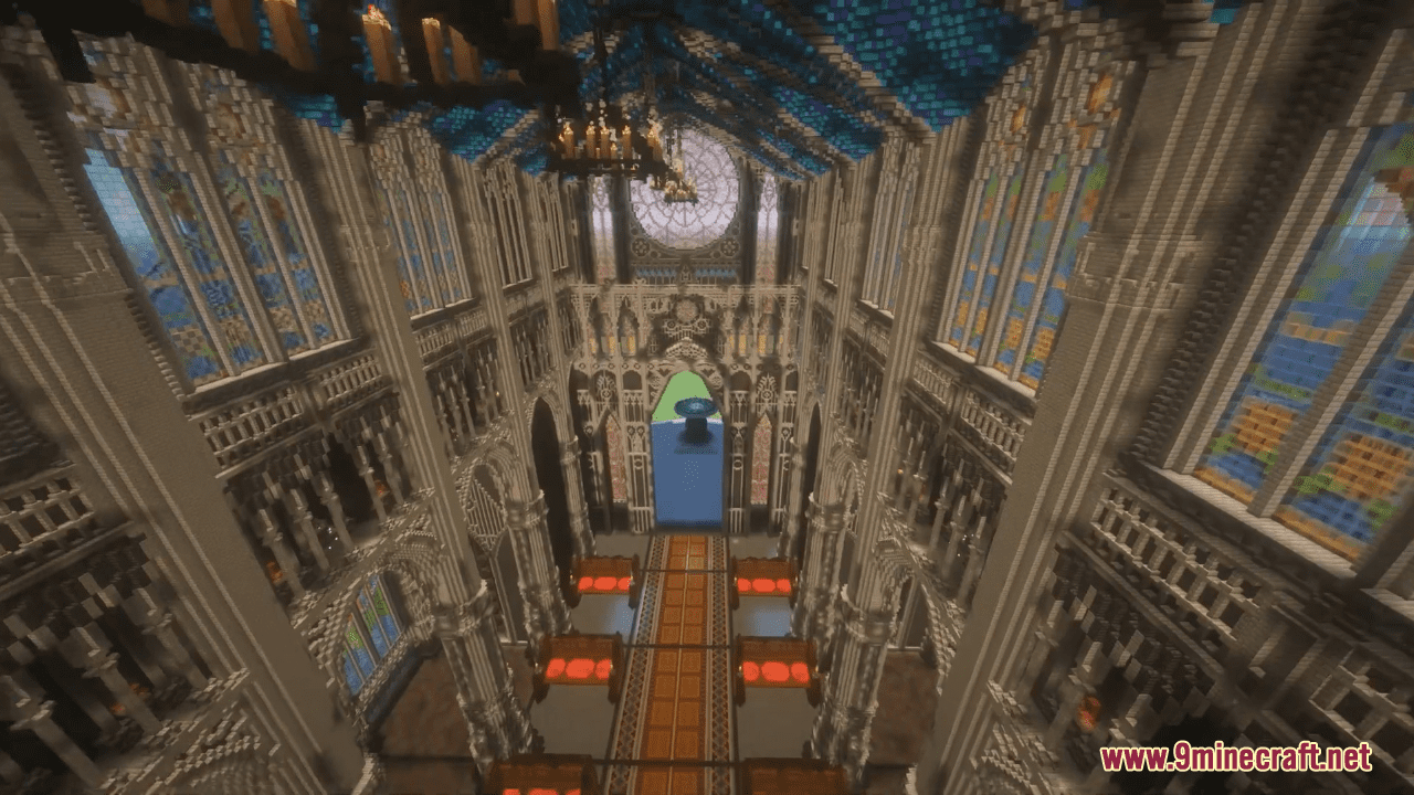 Cathedral of Nameless Saints Map (1.21.1, 1.20.1) - Gothic Architecture 7