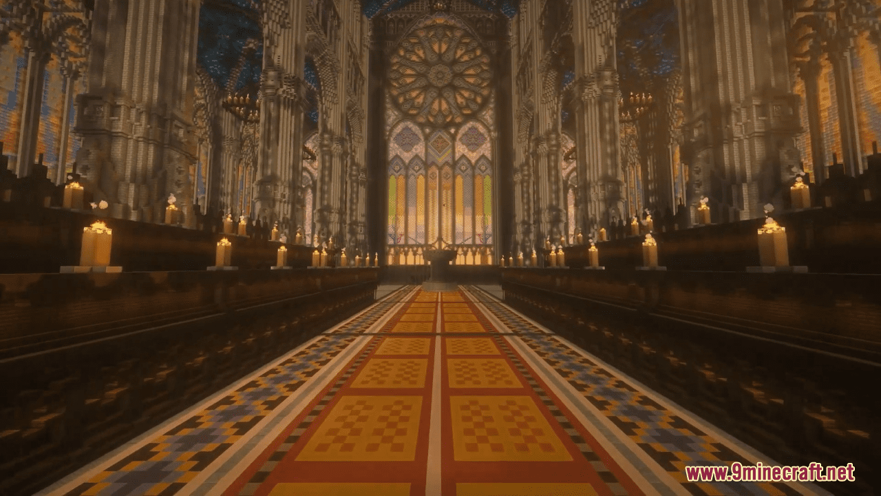 Cathedral of Nameless Saints Map (1.21.1, 1.20.1) - Gothic Architecture 8