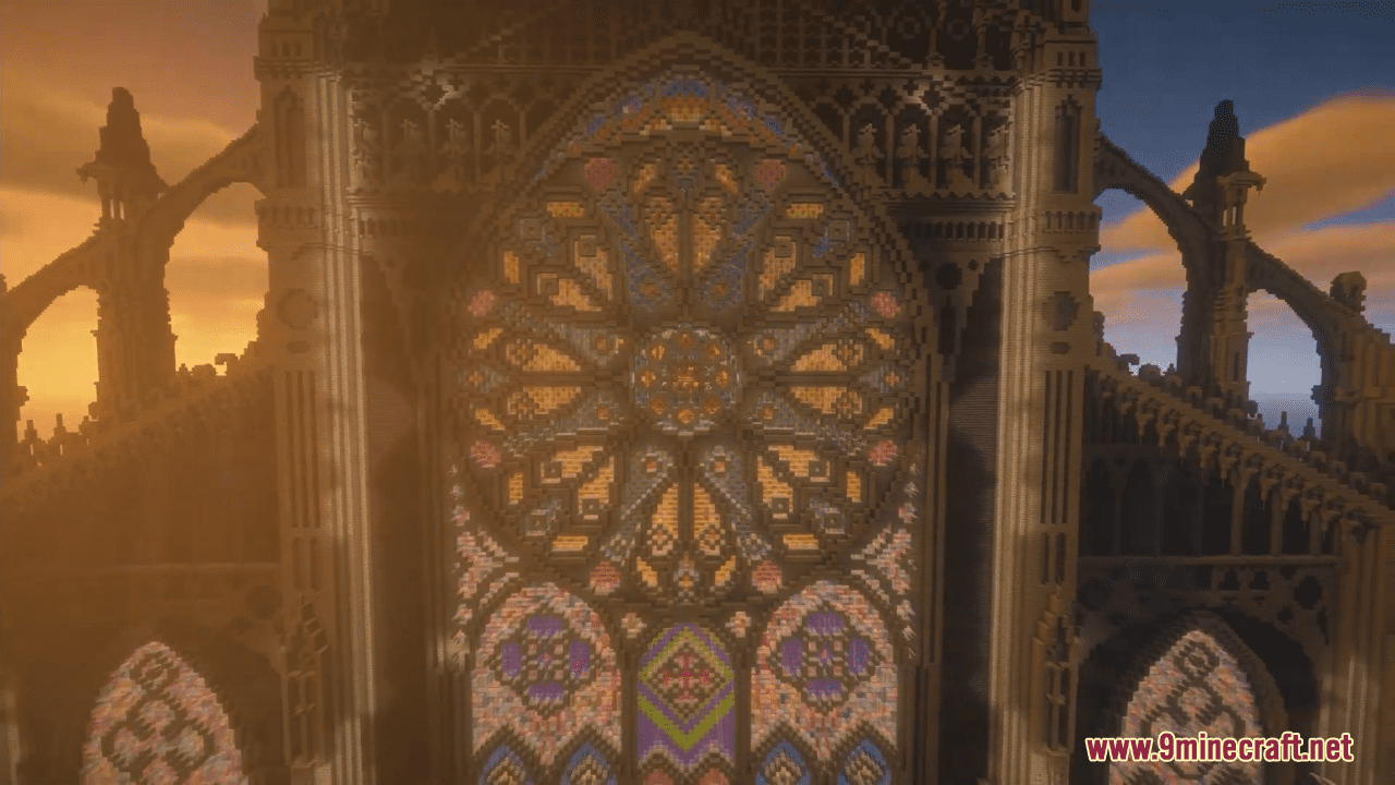 Cathedral of Nameless Saints Map (1.21.1, 1.20.1) - Gothic Architecture 9