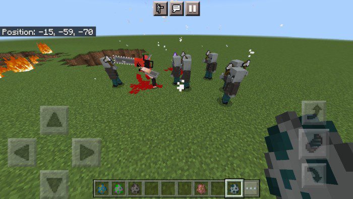 Chainsaw Man Addon (1.19) - MCPE/Bedrock Mod 4