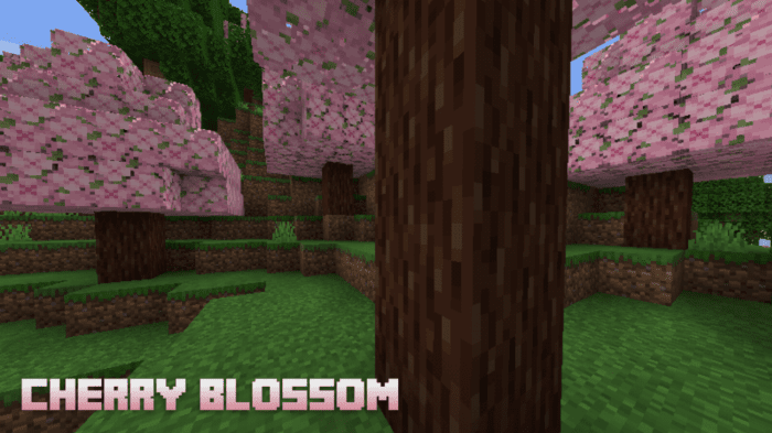 Cherry Blossom Texture Pack (1.19) - MCPE/Bedrock 3