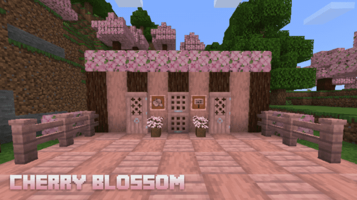 Cherry Blossom Texture Pack (1.19) - MCPE/Bedrock 1