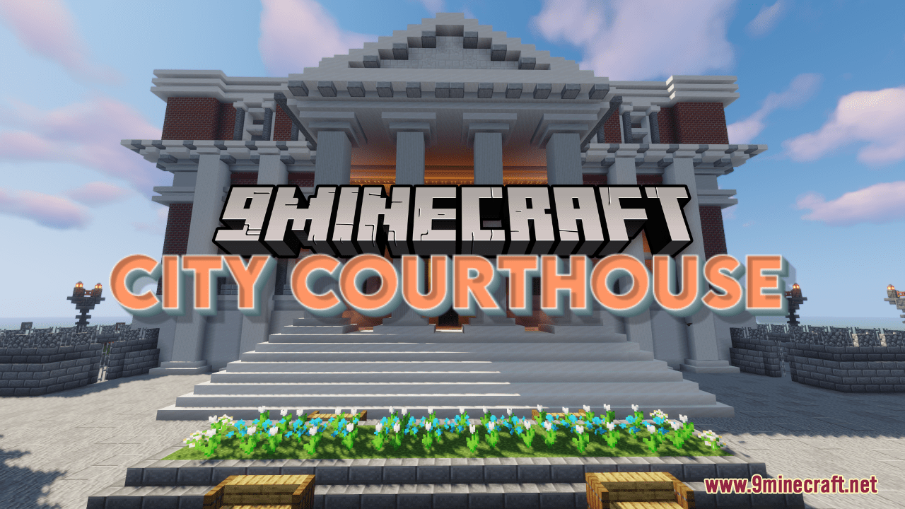 City Courthouse Map (1.21.1, 1.20.1) - Fully Furnished Courthouse 1