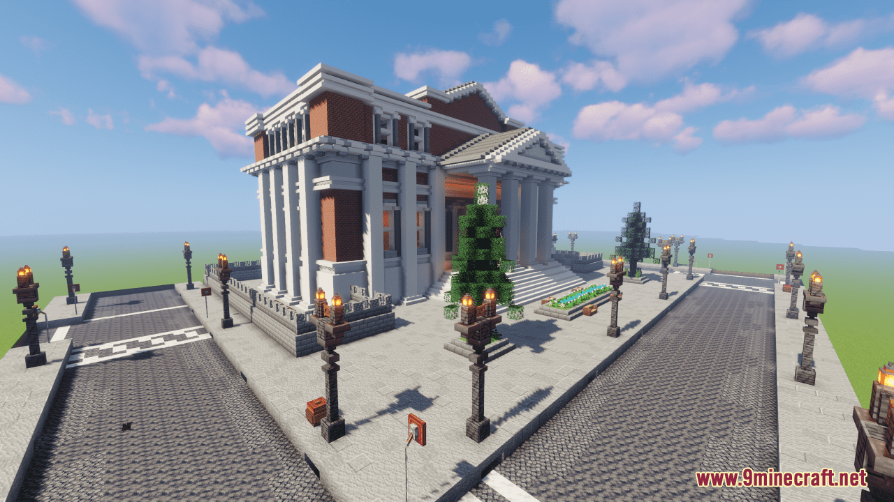 City Courthouse Map (1.21.1, 1.20.1) - Fully Furnished Courthouse 3