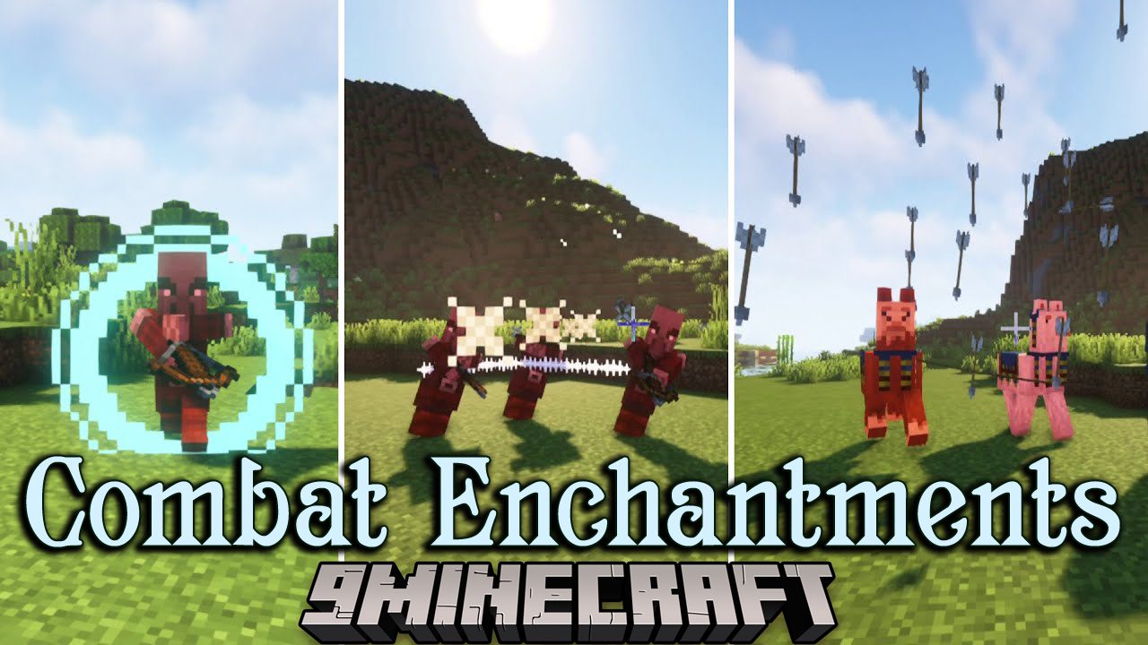 Combat Enchantments Mod (1.20.6, 1.20.1) - Weapon Enchants 1