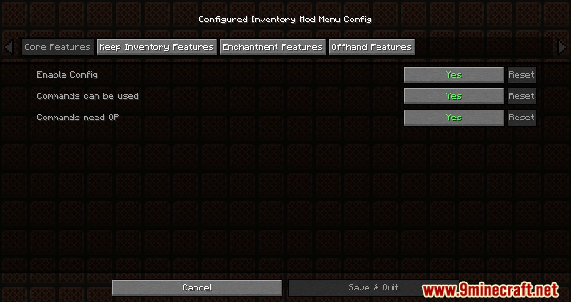 Configured Keep Inventory Mod (1.20.1, 1.19.3) - Control Your Item Leave In Inventory When You Die 3