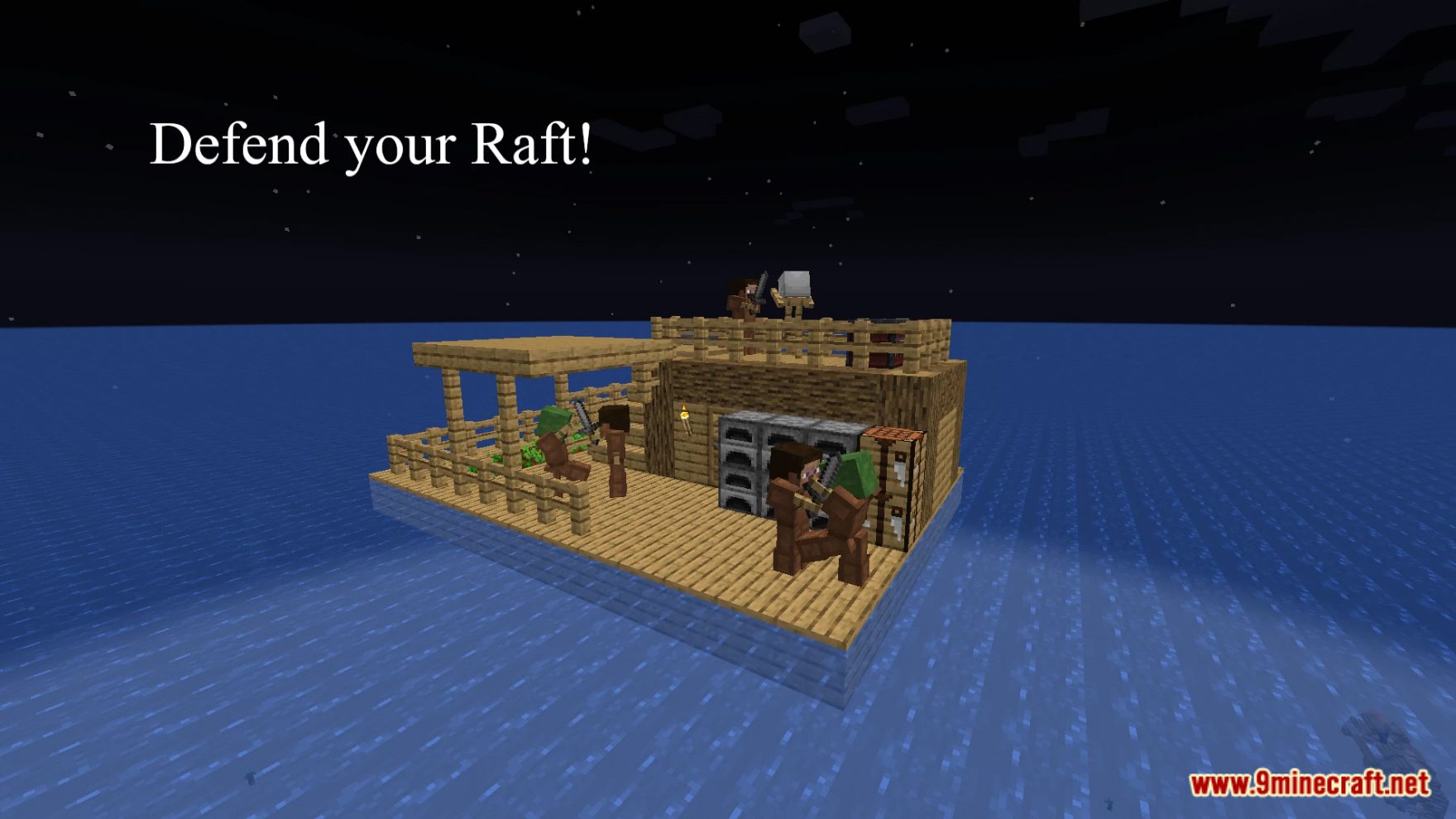 Craft The Raft Data Pack (1.19.4, 1.19.2) - Survive In The Ocean! 4