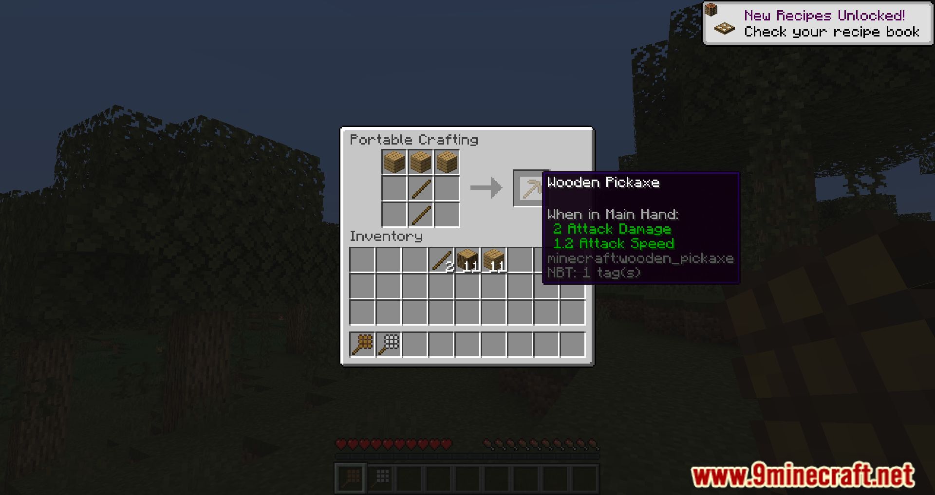 Crafting Slots Mod (1.21, 1.20.1) - An Inventory Crafting Table 9