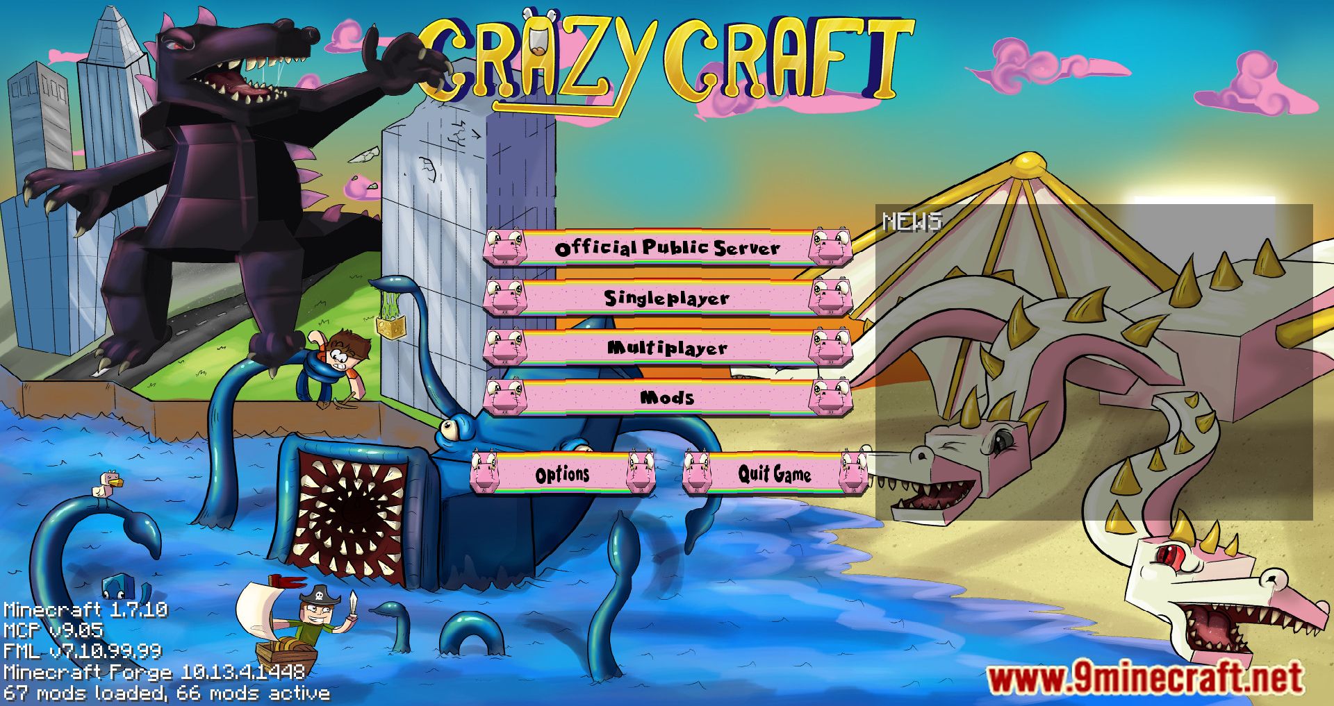 Crazy Craft 3 Modpack (1.7.10) - Crazy Adventure Modpack 2