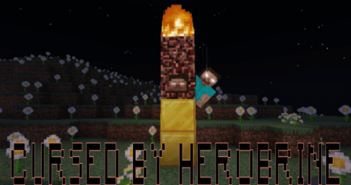 Cursed By Herobrine Addon (1.19) - MCPE/Bedrock Mod 1