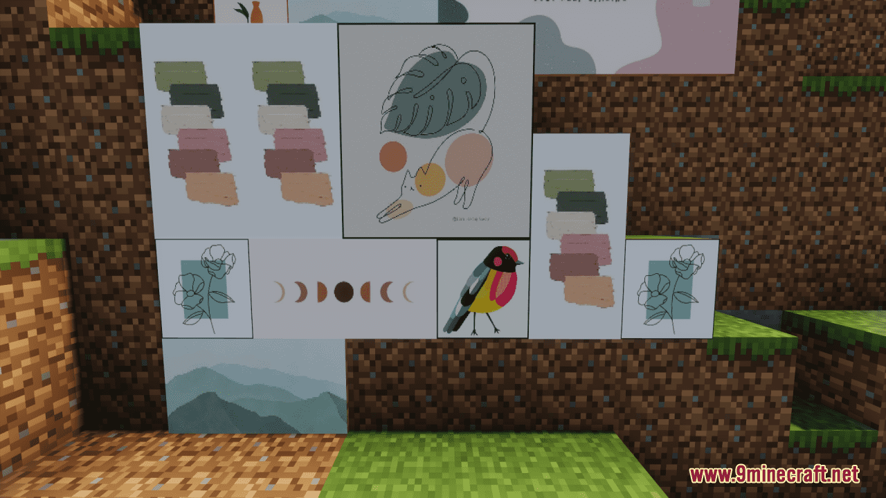 Cute Abstract Paintings Resource Pack (1.20.6, 1.20.1) - Texture Pack 9