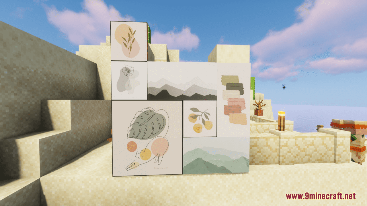 Cute Abstract Paintings Resource Pack (1.20.6, 1.20.1) - Texture Pack 10