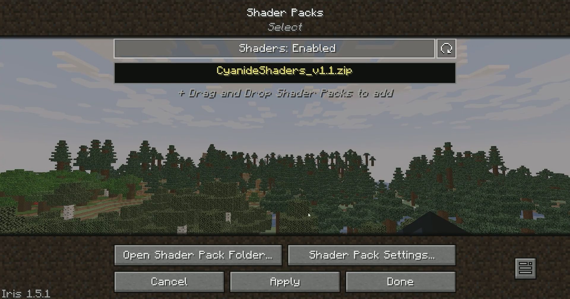Cyanide Shaders (1.20.4, 1.19.4) - Low-End PCs Friendly 10