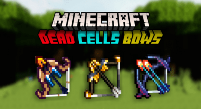 Dead Cells Bows Pack (1.19) - MCPE/Bedrock 1