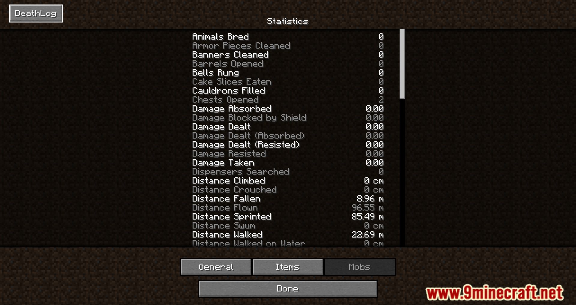 DeathLog Mod (1.20.4, 1.19.4) - Tracks Your Deaths In All Worlds 4